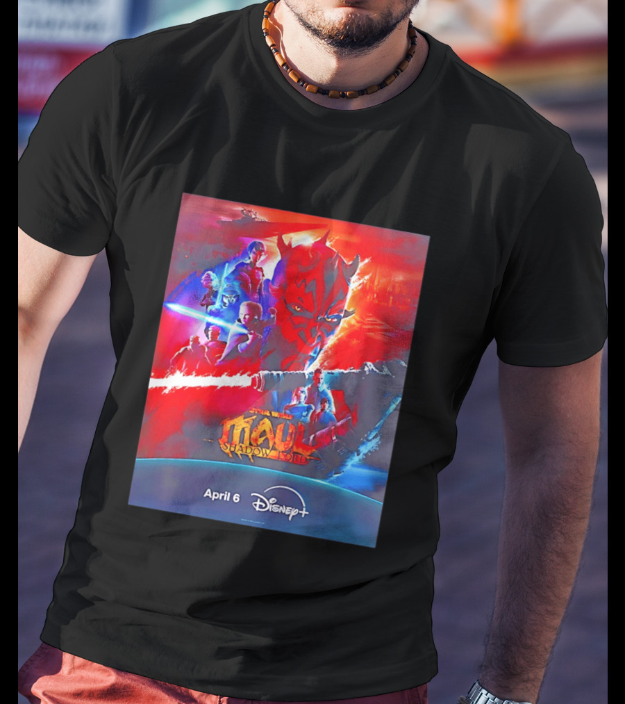 Star Wars Maul Shadow Lord Disney Plus April 6 2026 T-Shirt