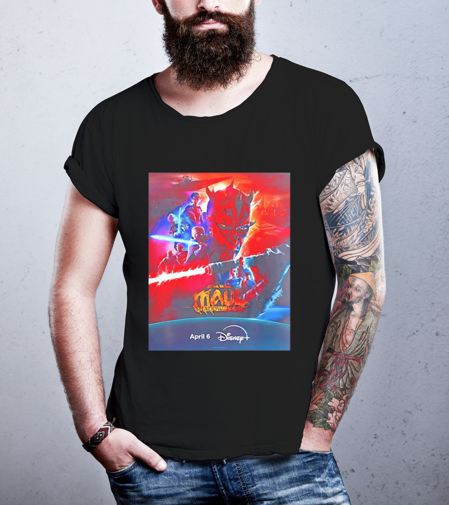Star Wars Maul Shadow Lord Disney Plus April 6 2026 T-Shirt