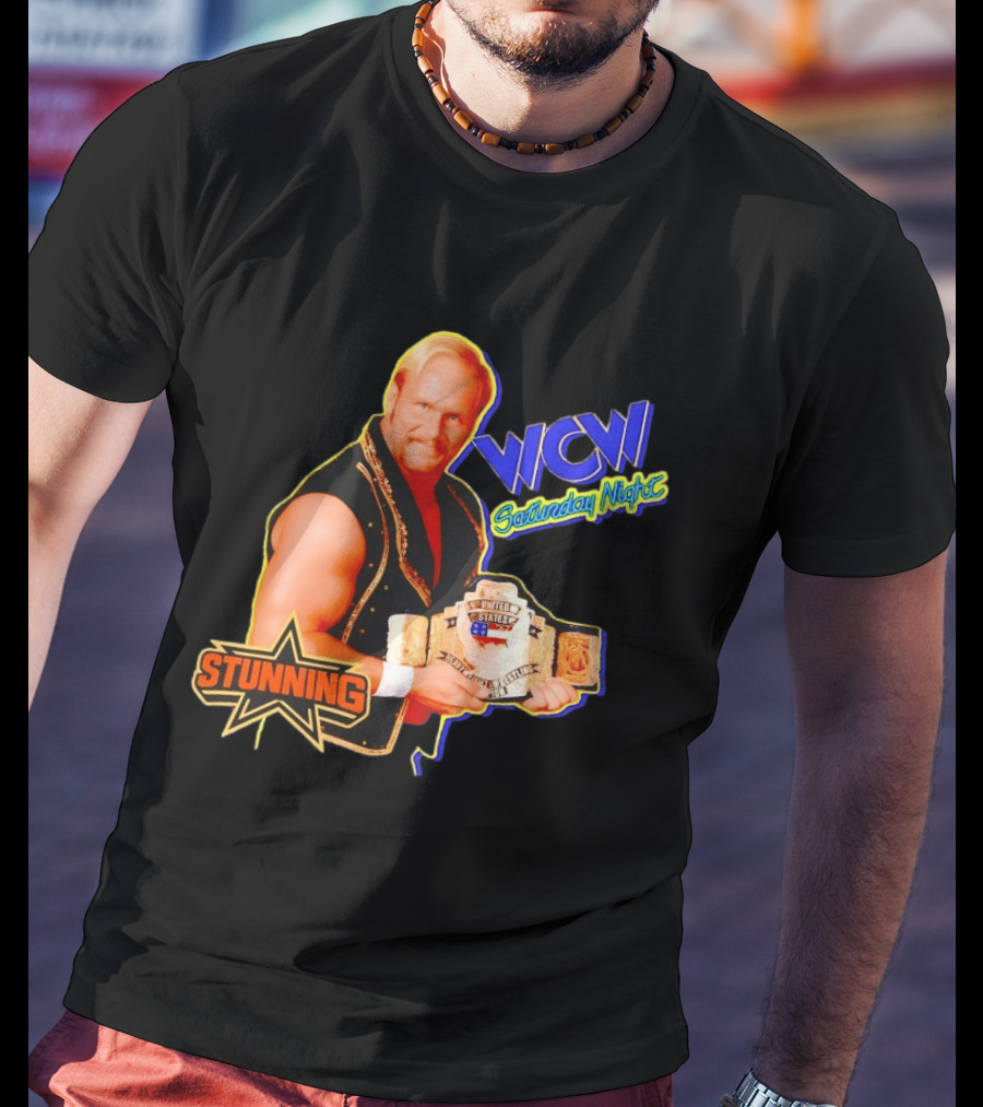 Stunning Steve Austin WCW Saturday Night United States Champion T-Shirt