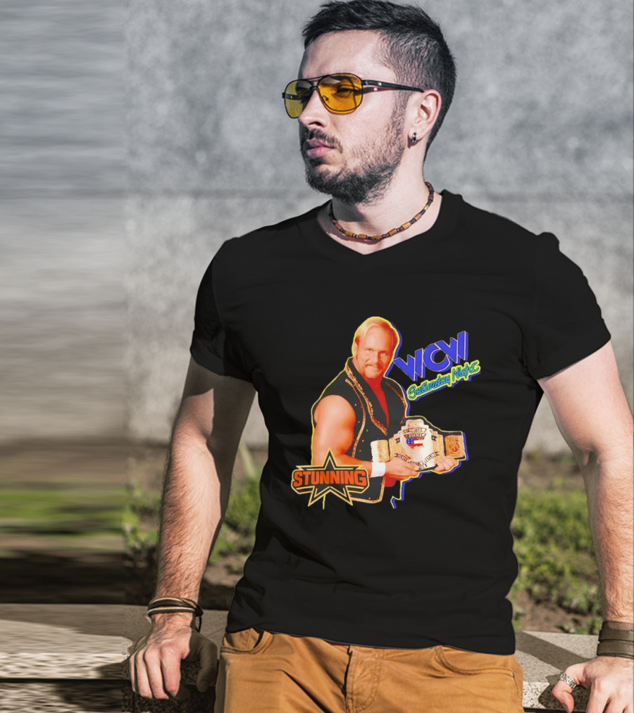 Stunning Steve Austin WCW Saturday Night United States Champion T-Shirt