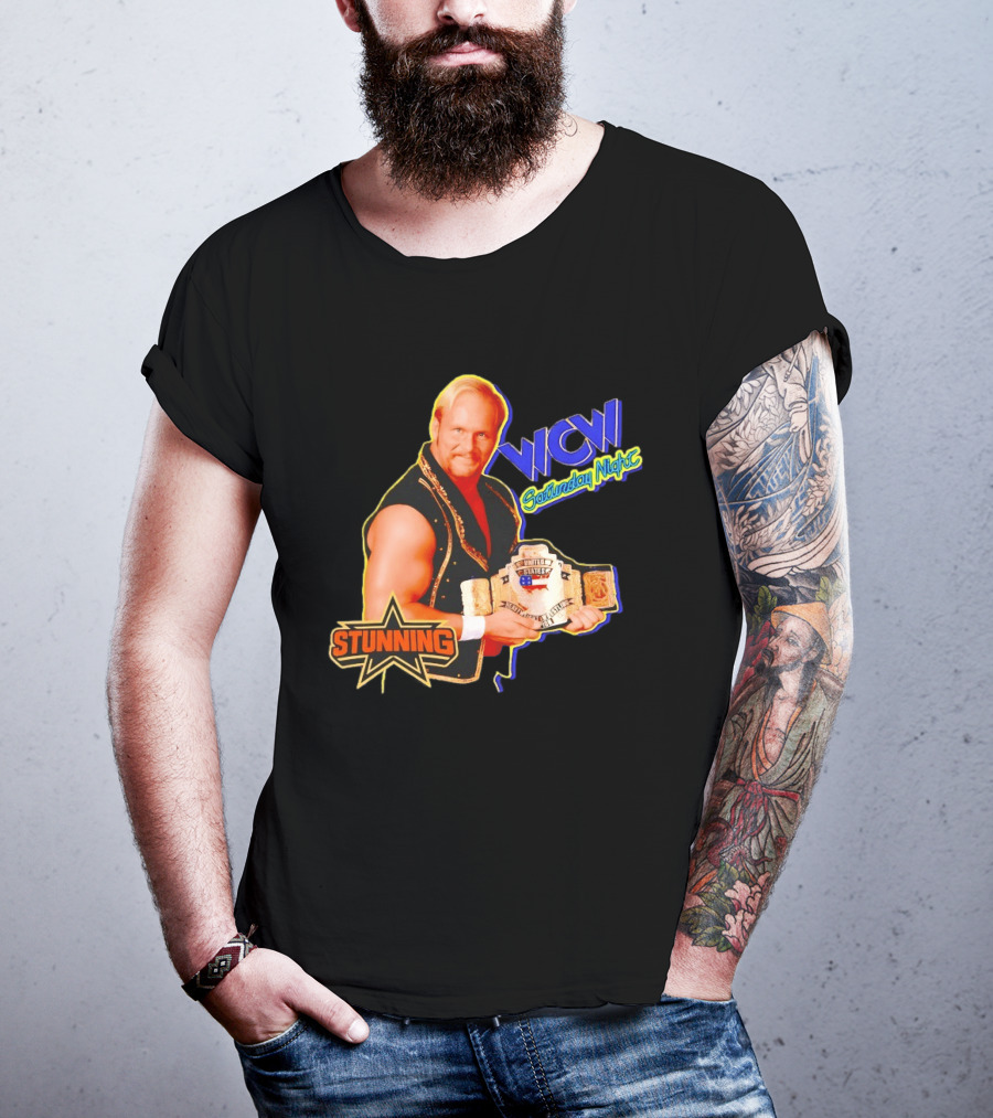 Stunning Steve Austin WCW Saturday Night United States Champion T-Shirt
