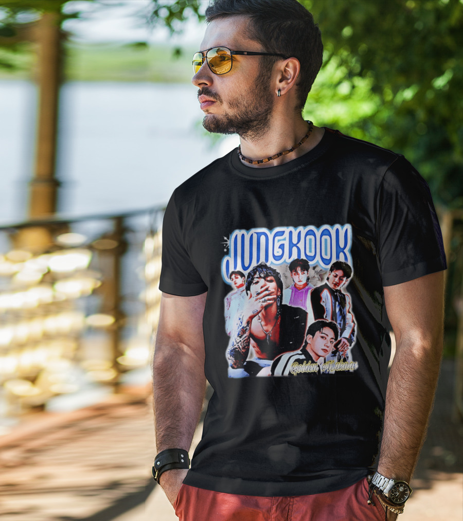 Jungkook Golden Maknae Multicolor Fashion T-Shirt