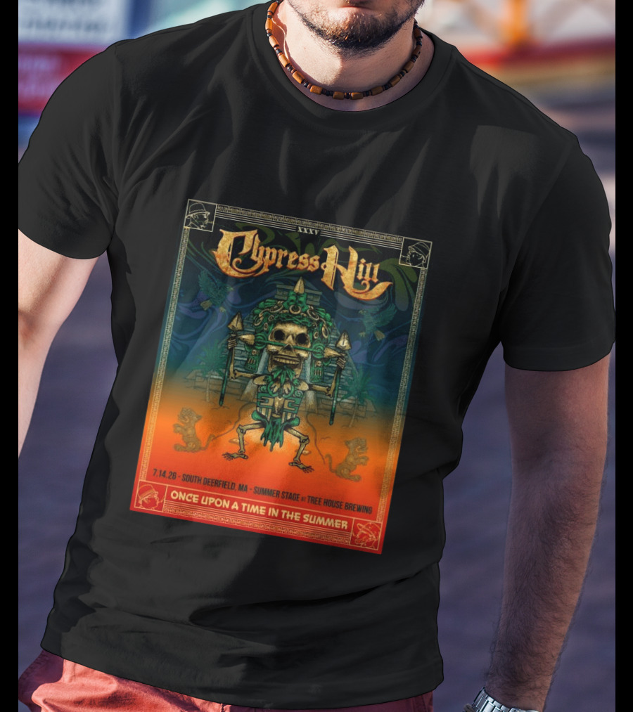 Cypress Hill XXXV Once Upon A Time In The Summer South Deerfield MA Tree House Brewing July 14 2026 T-Shirt