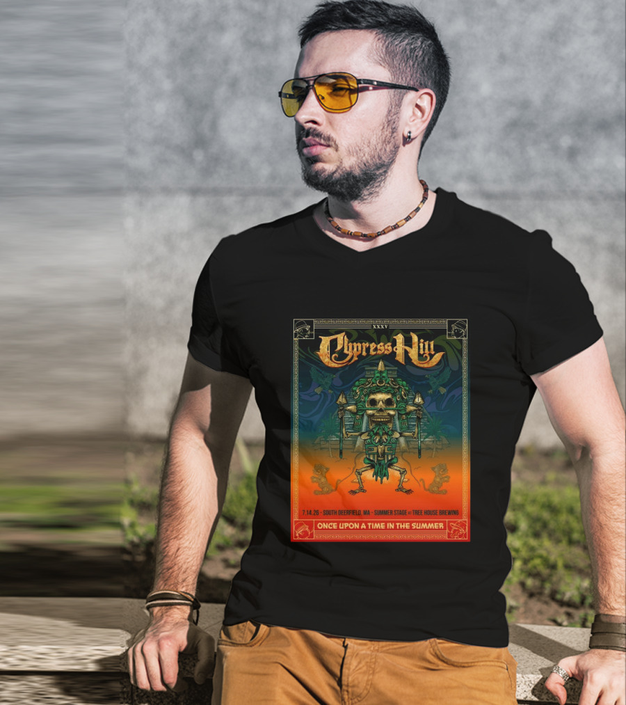 Cypress Hill XXXV Once Upon A Time In The Summer South Deerfield MA Tree House Brewing July 14 2026 T-Shirt