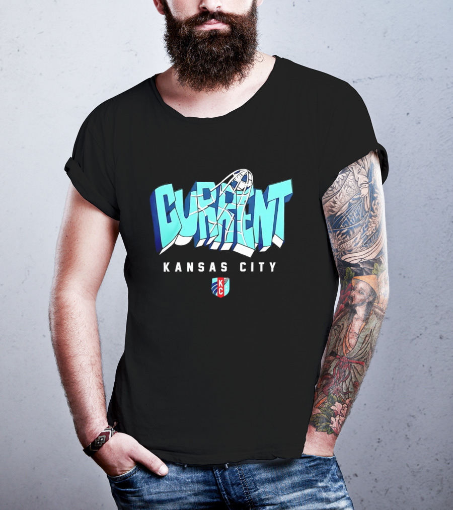 Kansas City Current KC Basketball Net T-Shirt