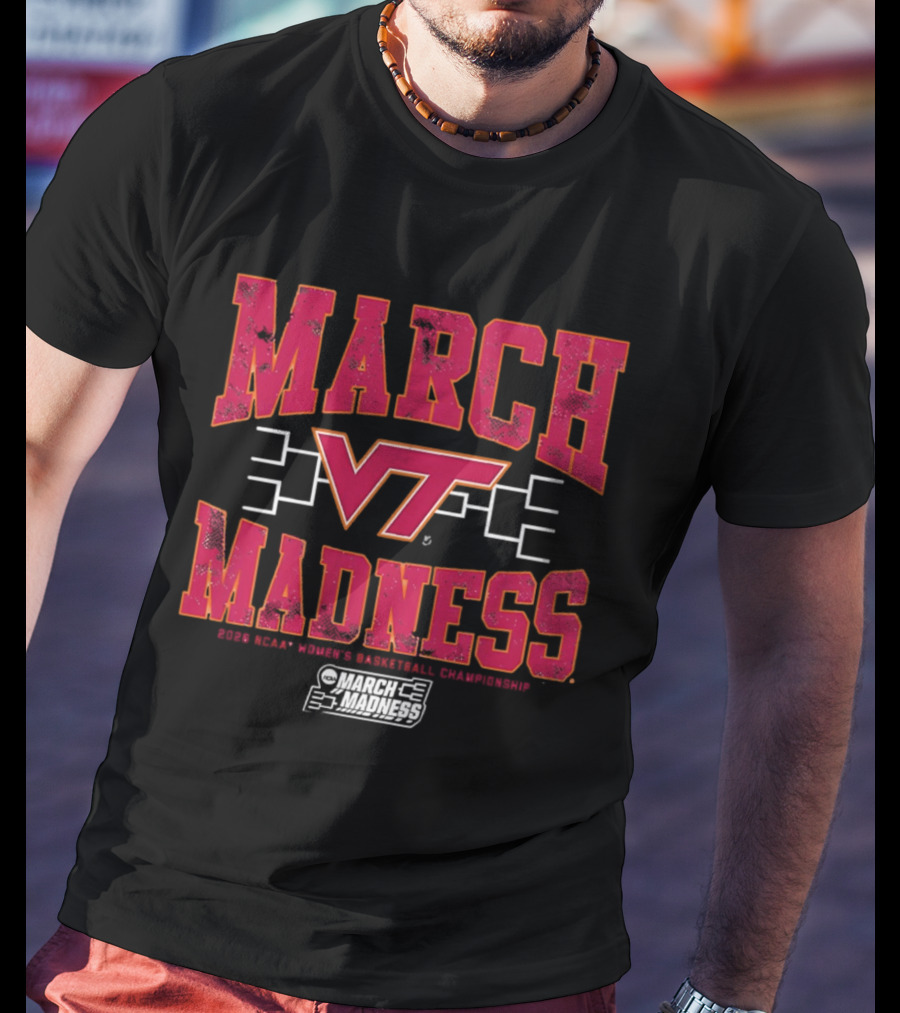 Virginia Tech Hokies 2026 March Madness Women's Basketball Championship T-Shirt