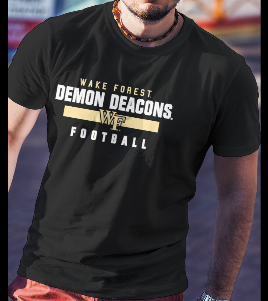 Wake Forest Demon Deacons WF Football T-Shirt