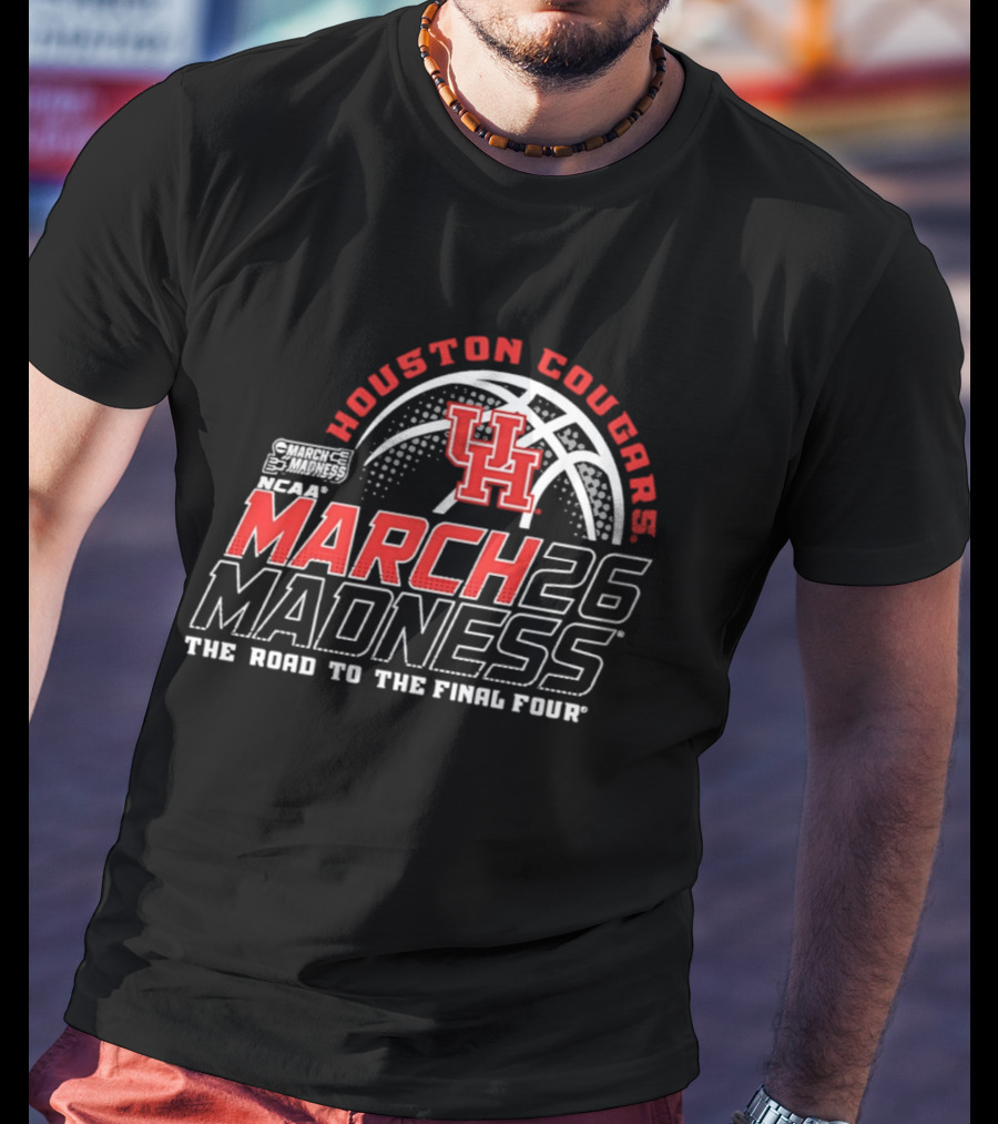 Houston Cougars NCAA March Madness 2026 The Road To The Final Four T-Shirt