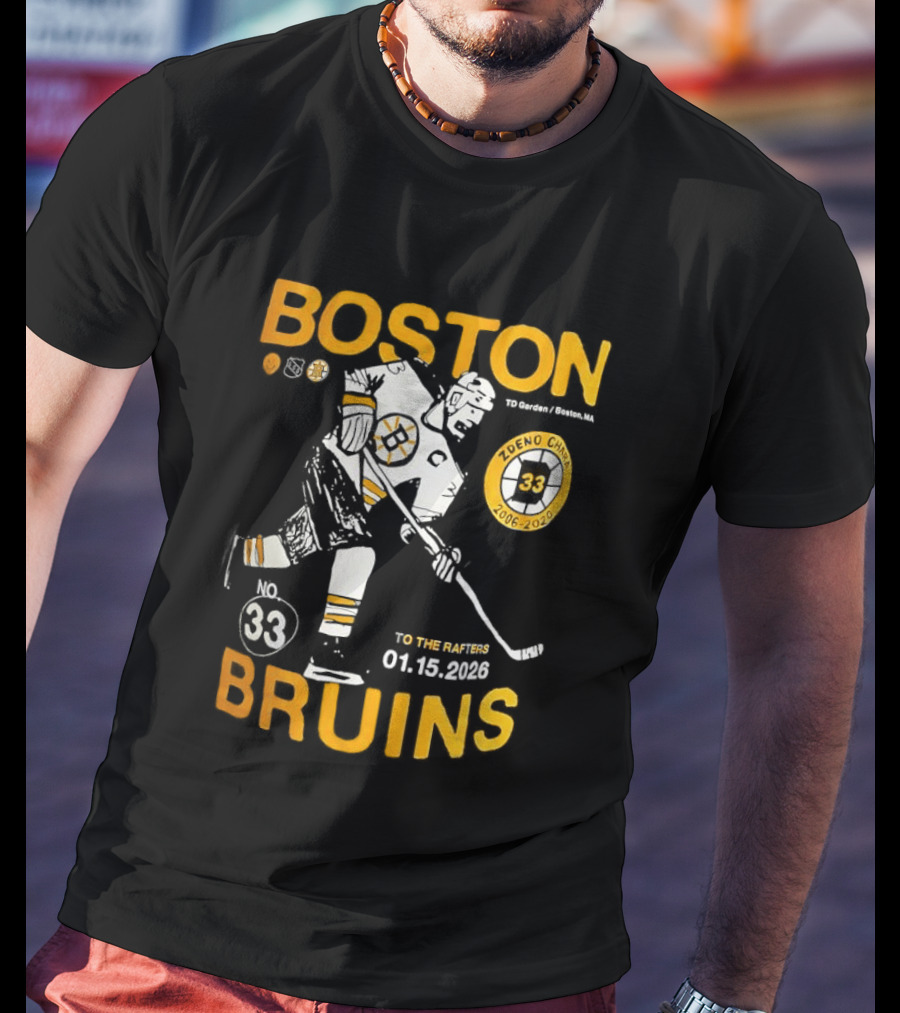 Boston Bruins 1924 Hockey Champion 2026 To The Rafters 01.15.2026 T-Shirt