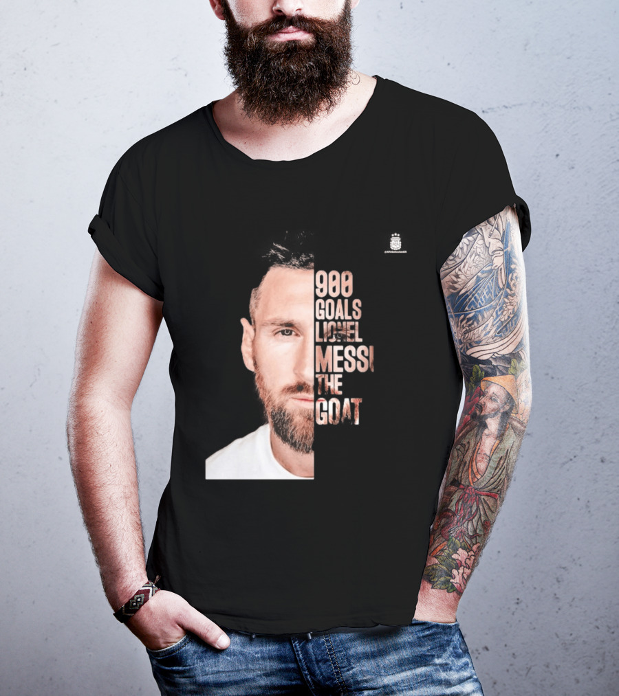 Lionel Messi The GOAT 900 Goals T-Shirt
