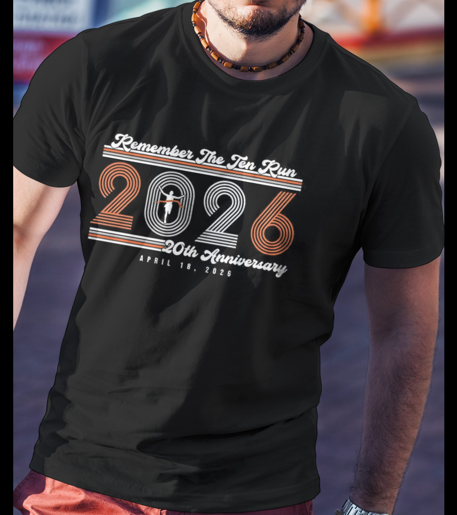Remember The Ten Run April 12 2026 20th Anniversary Oklahoma State Cowboys T-Shirt