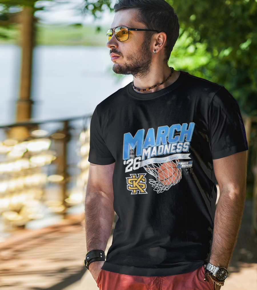 Kennesaw State Owls March Madness 2026 Two Thousand Twenty Six Basketball Net T-Shirt