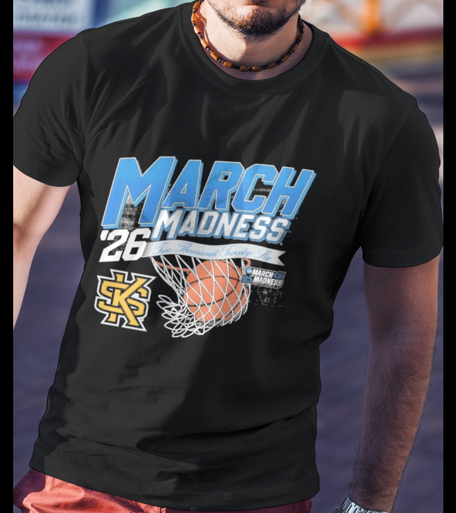 Kennesaw State Owls March Madness 2026 Two Thousand Twenty Six Basketball Net T-Shirt