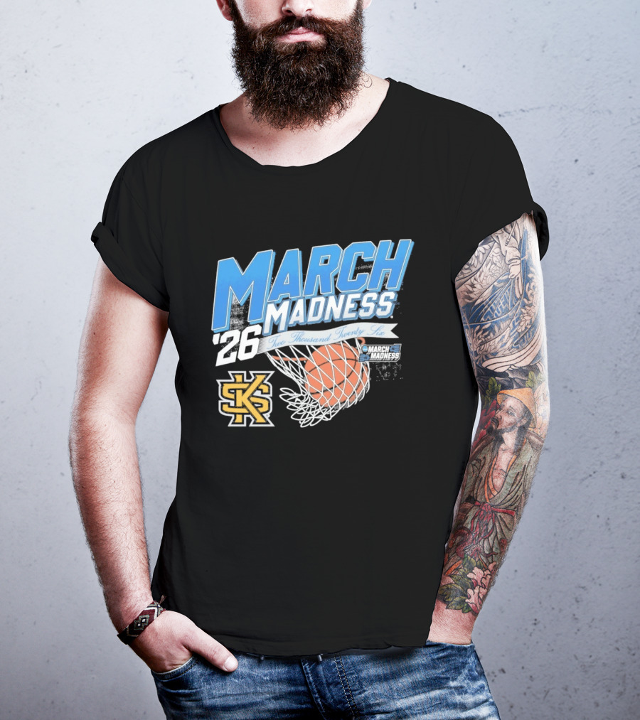 Kennesaw State Owls March Madness 2026 Two Thousand Twenty Six Basketball Net T-Shirt