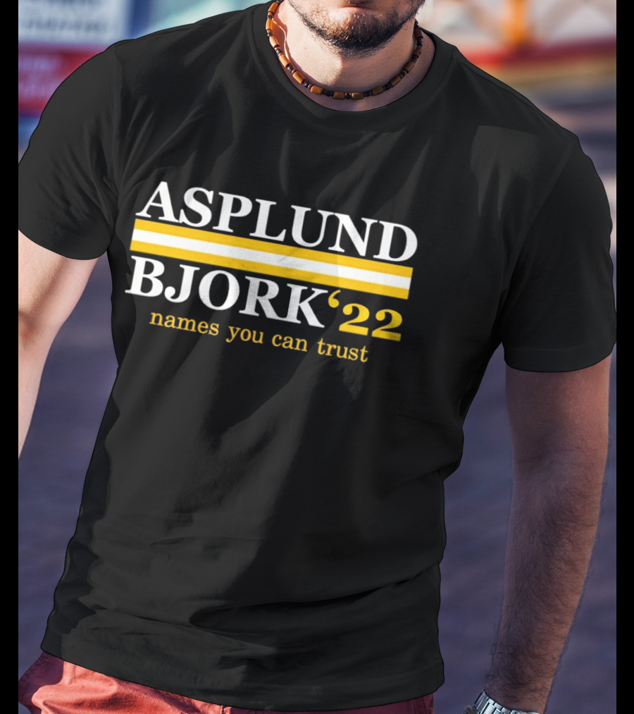 Asplund Bjork 22 Names You Can Trust Buffalo Sabres Hockey T-Shirt