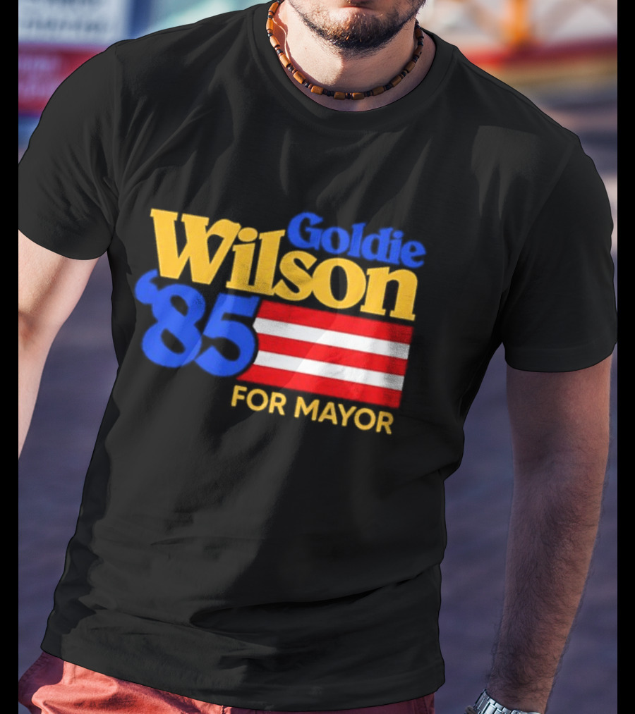 Goldie Wilson '85 For Mayor Back To The Future T-Shirt