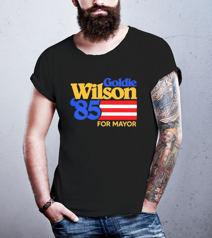 Goldie Wilson '85 For Mayor Back To The Future T-Shirt