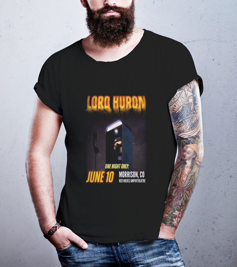 Lord Huron One Night Only June 10 Morrison CO Red Rocks Amphitheatre T-Shirt