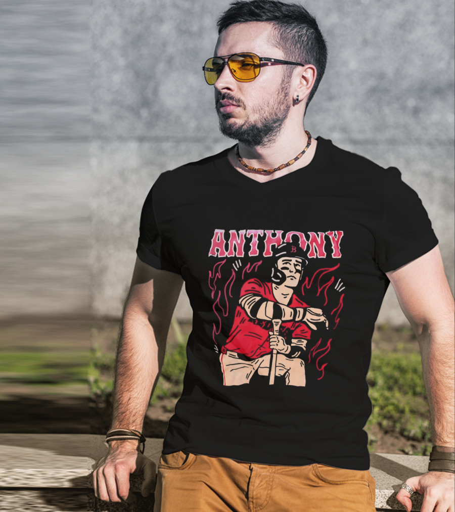 Anthony Red Sox Baseball Roman Anthony T-Shirt