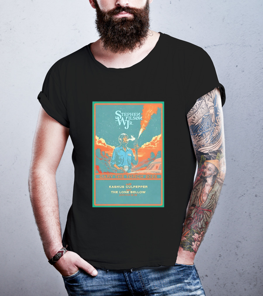 Stephen Wilson JR. Gary The Torch 2026 Tour Kashus Culpepper The Lone Bellow T-Shirt