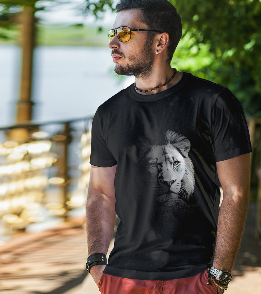 Lion Does Not Concern Himself With Open Container Laws T-Shirt