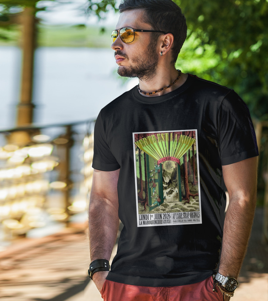 Verte Est La Nuit 10 Ans Lundi 1er Juin 2026 La Maroquinerie Paris Carte Blanche Au Label Strap Originals T-Shirt