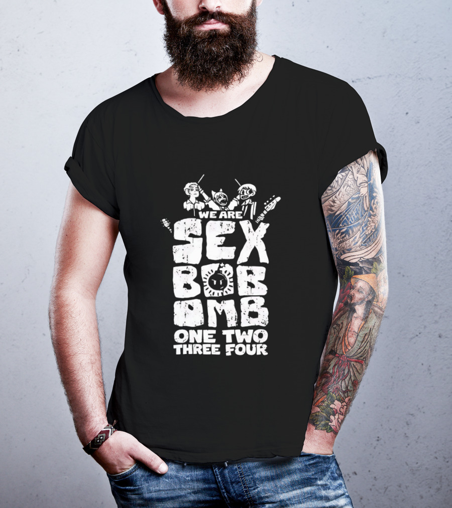 We Are Sex Bob Omb One Two Three Four Band T-Shirt