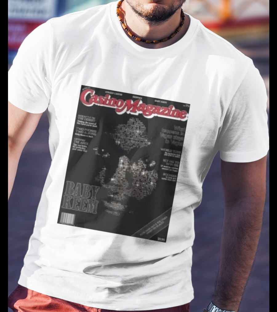 Casino Magazine Baby Keem World Tour Las Vegas Exclusive T-Shirt