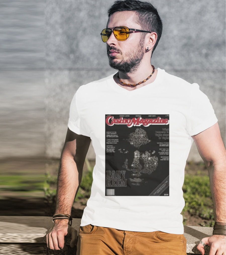 Casino Magazine Baby Keem World Tour Las Vegas Exclusive T-Shirt