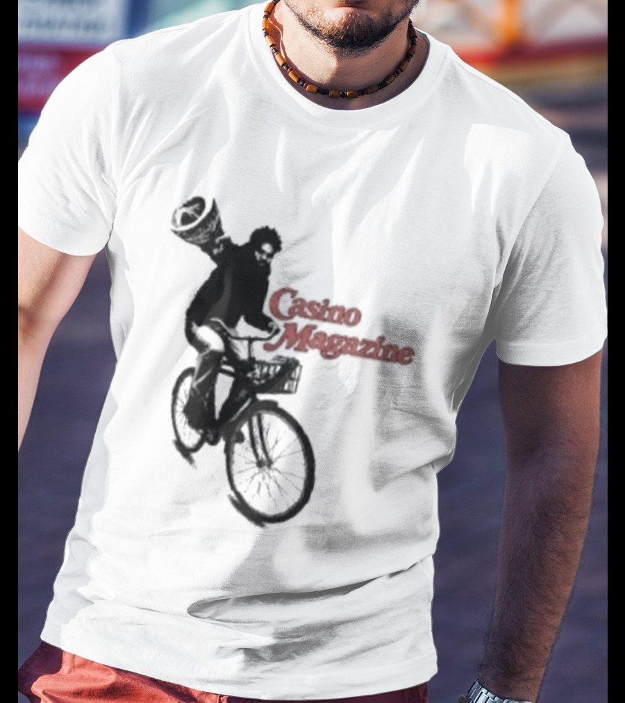 Baby Keem Limited Edition Casino Magazine Cyclist T-Shirt