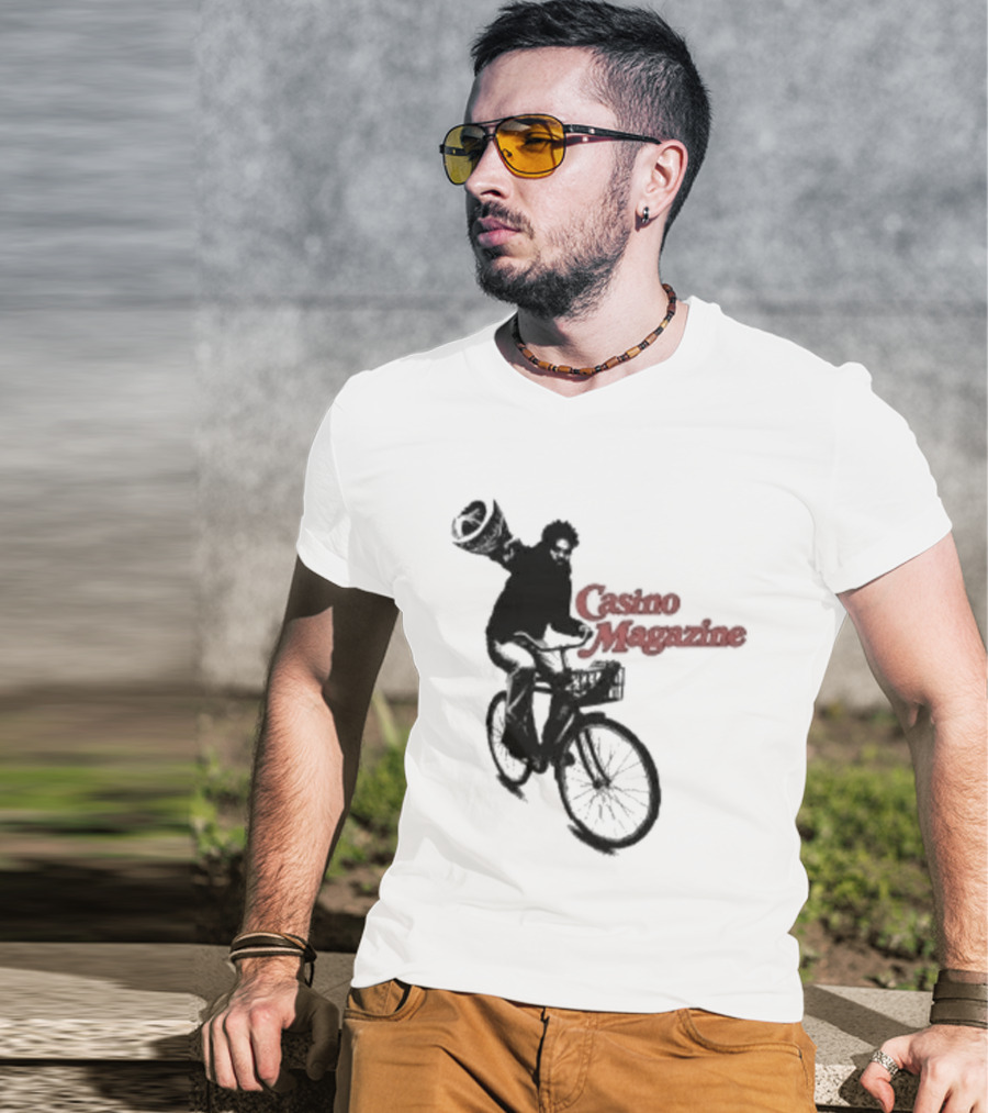 Baby Keem Limited Edition Casino Magazine Cyclist T-Shirt