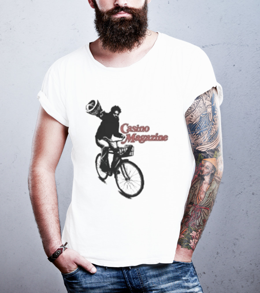 Baby Keem Limited Edition Casino Magazine Cyclist T-Shirt