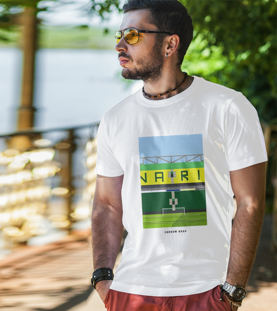 The Canaries Carrow Road Stadium Iconic Architecture T-Shirt