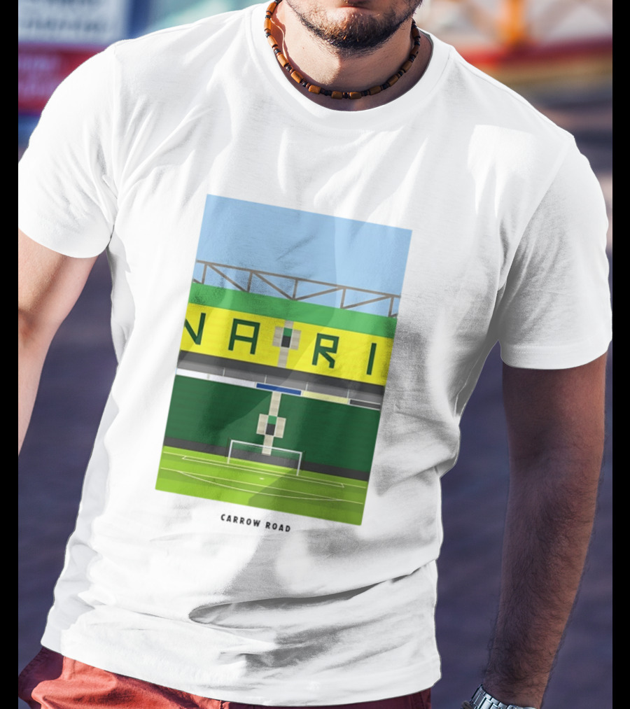 The Canaries Carrow Road Stadium Iconic Architecture T-Shirt