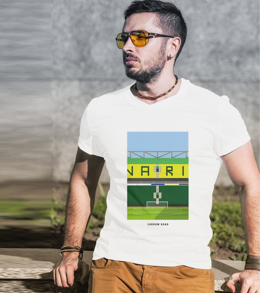 The Canaries Carrow Road Stadium Iconic Architecture T-Shirt