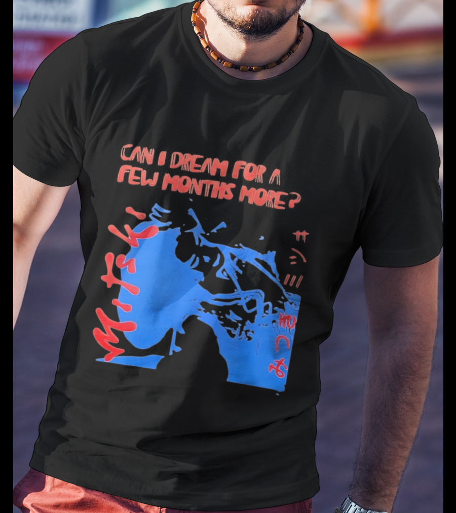 Can I Dream For Few Months More Unique Abstract Peaceful Face Blue And Red T-Shirt