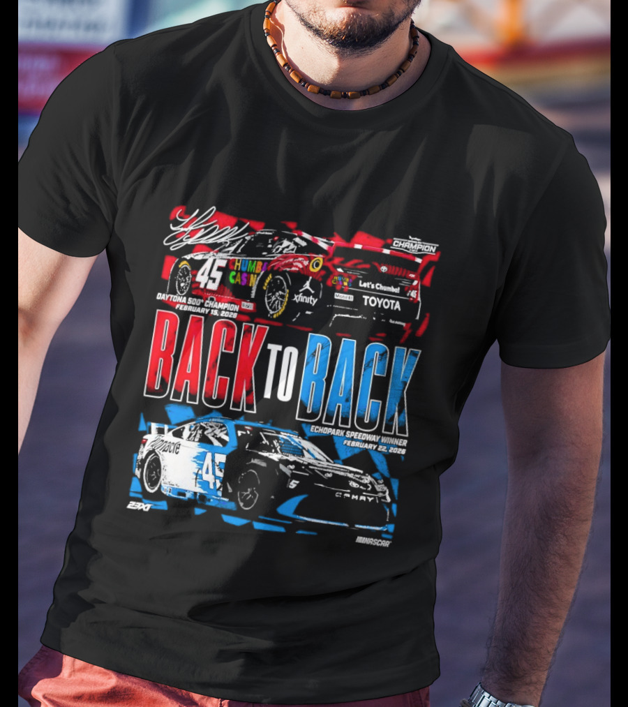 Back To Back Daytona 500 2026 Echopark Speedway Toyota Racing T-Shirt