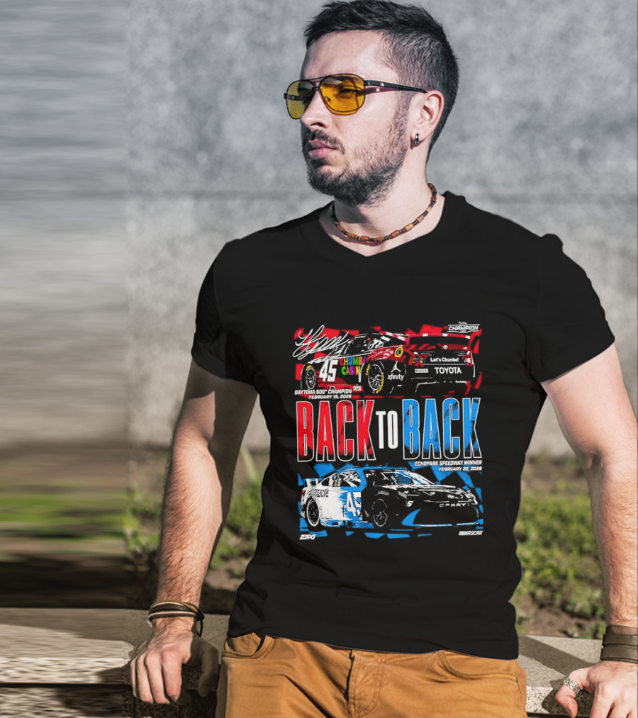 Back To Back Daytona 500 2026 Echopark Speedway Toyota Racing T-Shirt