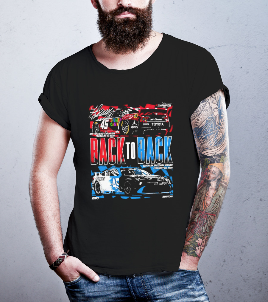 Back To Back Daytona 500 2026 Echopark Speedway Toyota Racing T-Shirt