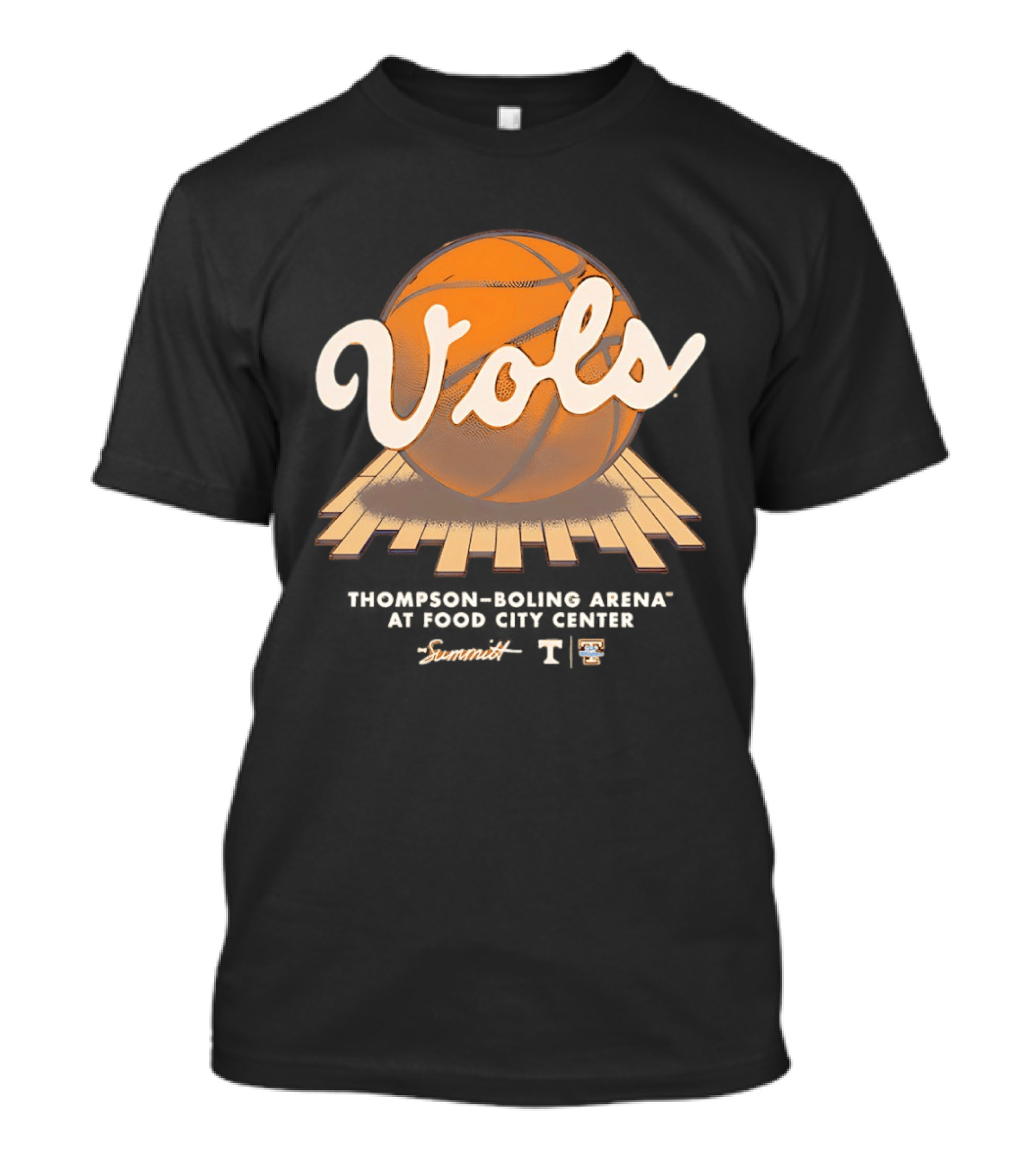 Tennessee Volunteers Basketball Vols Thompson Boling Arena Food City The Summitt Court T-Shirt