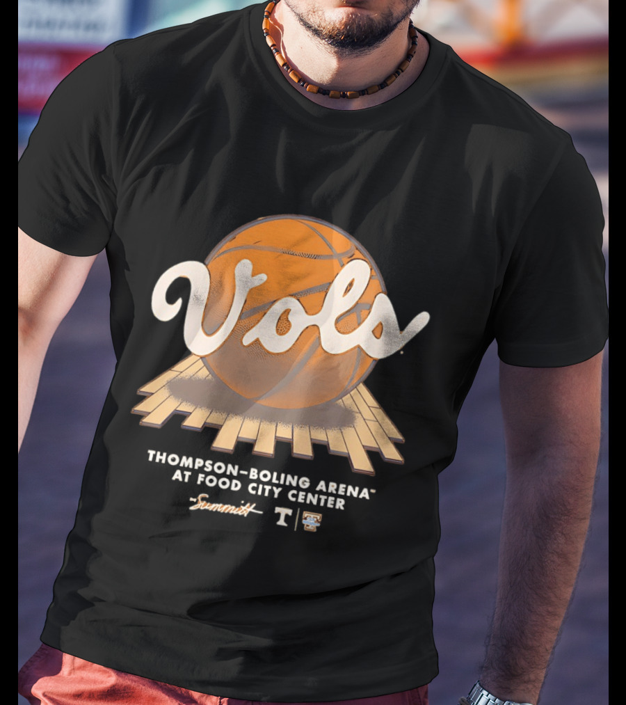 Tennessee Volunteers Basketball Vols Thompson Boling Arena Food City The Summitt Court T-Shirt