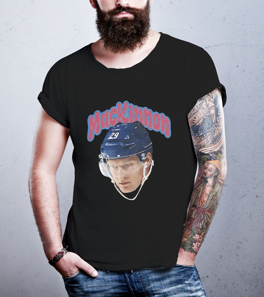 MacKinnon Big Head 29 Colorado Avalanche 26 T-Shirt