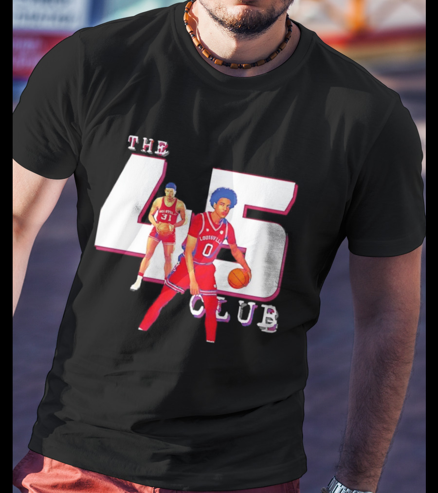 The 45 Club Louisville Cardinals Basketball Mikel Brown 31 And 0 T-Shirt