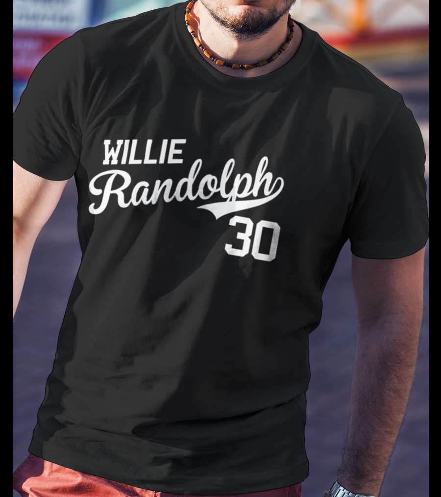 Willie Randolph 30 New York Yankees T-Shirt