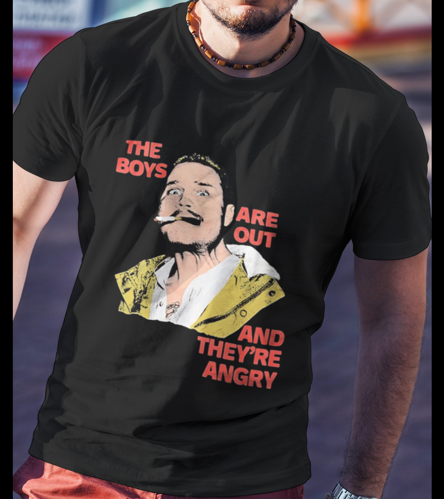 Zach Bryan The Boys Are Out And They're Angry Bold Comic T-Shirt