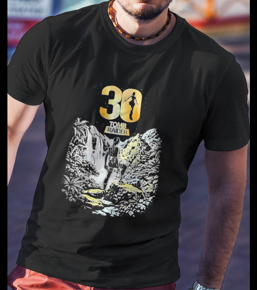 30 Years Tomb Raider Celebration Wings T-Shirt