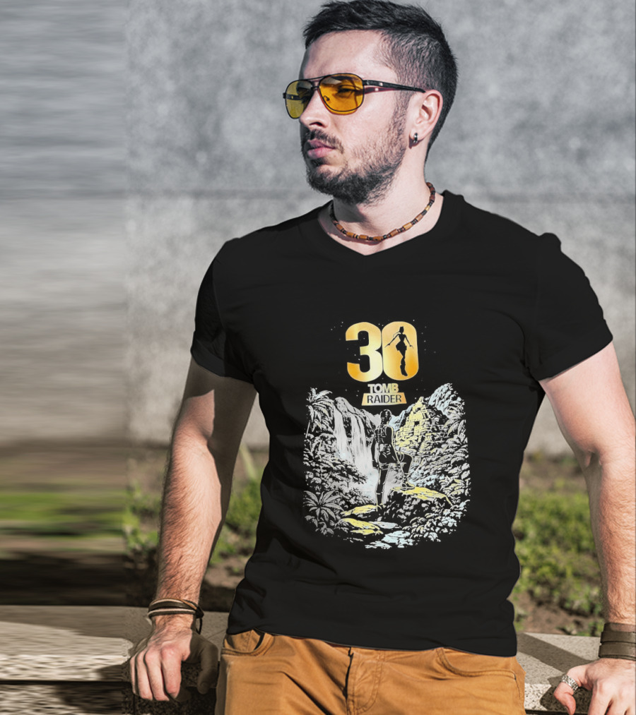 30 Years Tomb Raider Celebration Wings T-Shirt