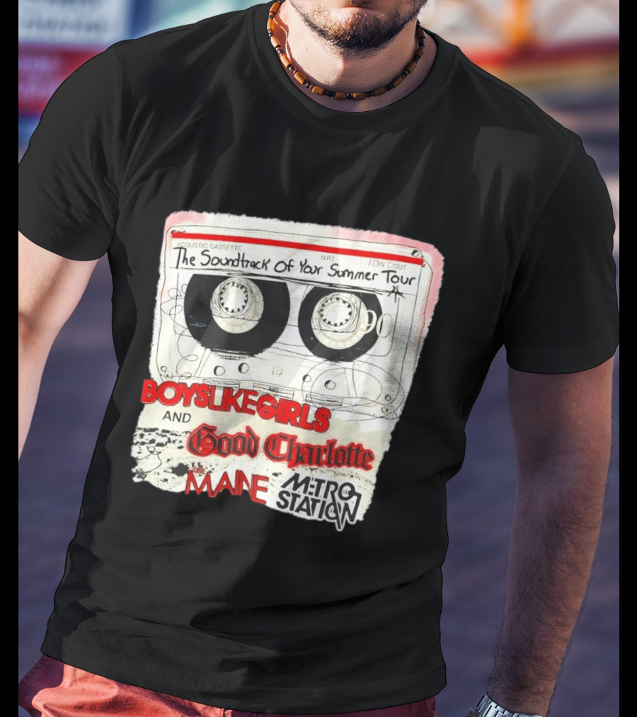 The Soundtrack Of Your Summer Tour Boys Like Girls Good Charlotte The Maine Metro Station T-Shirt
