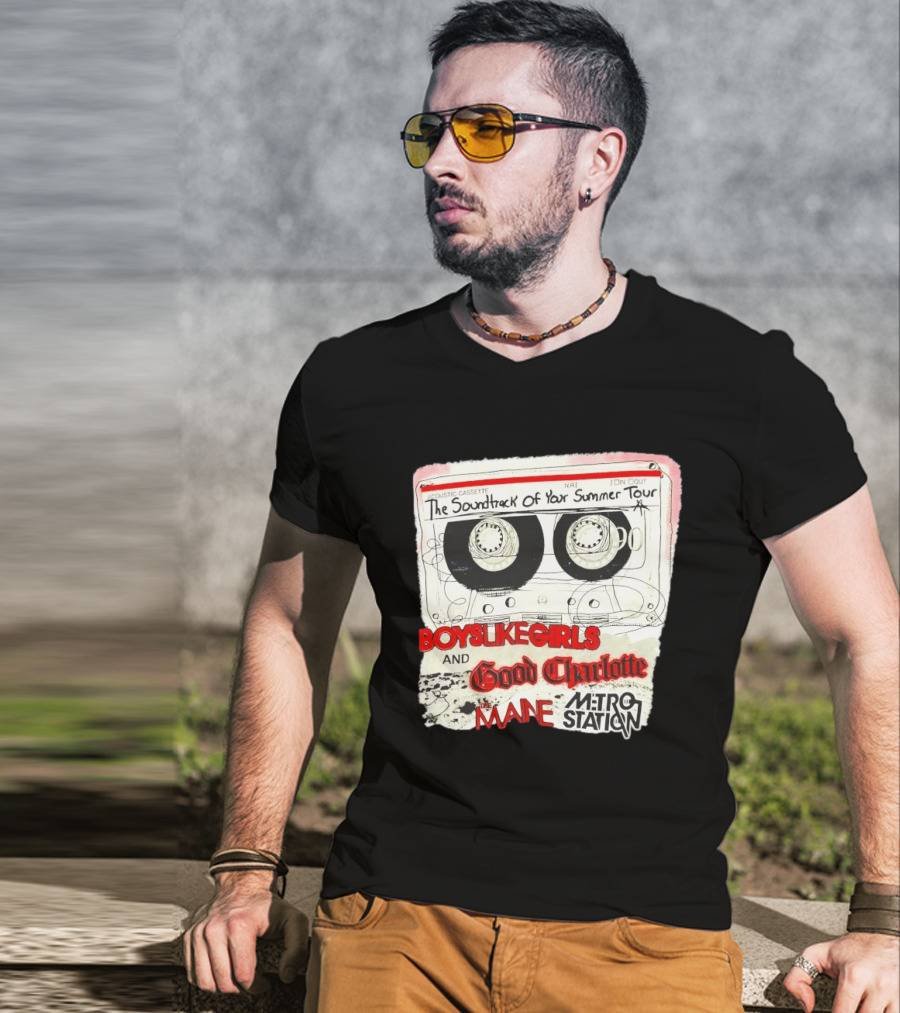 The Soundtrack Of Your Summer Tour Boys Like Girls Good Charlotte The Maine Metro Station T-Shirt