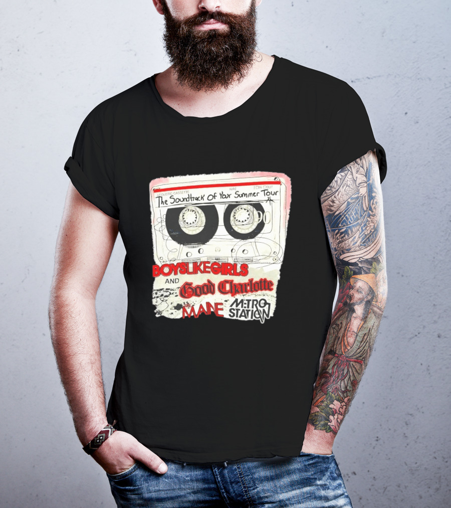The Soundtrack Of Your Summer Tour Boys Like Girls Good Charlotte The Maine Metro Station T-Shirt
